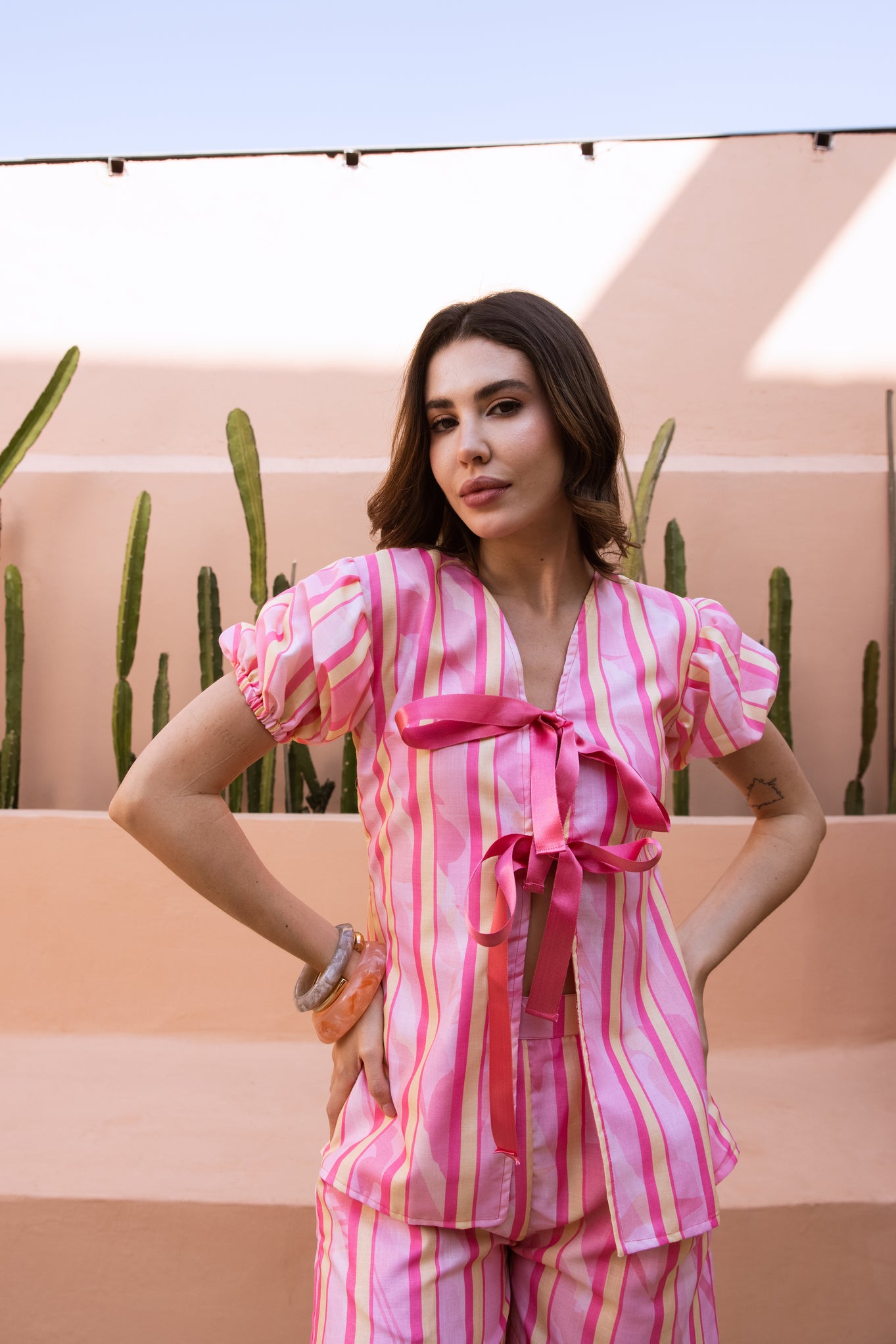 Pink Berry Co-ord Set (Shorts)