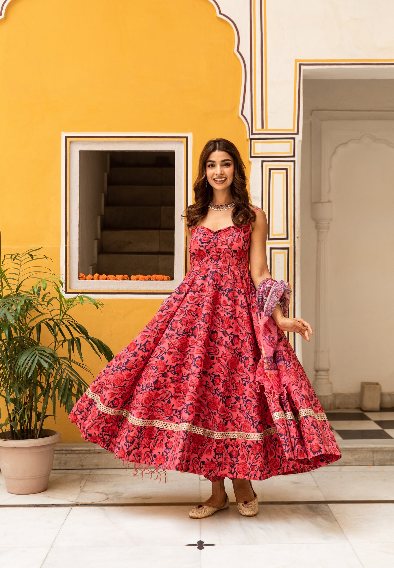 Isha Anarkali Set