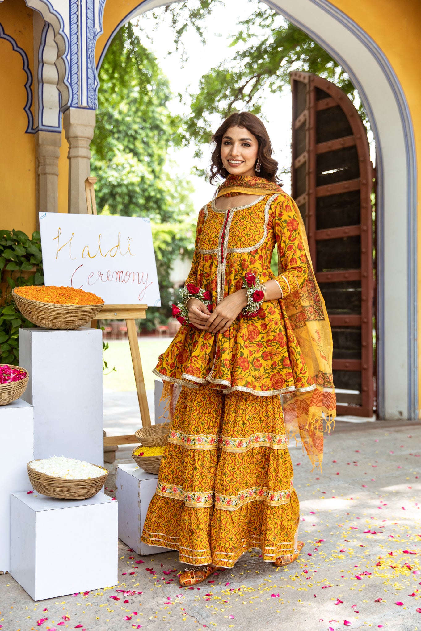 Kavya Sharara Set