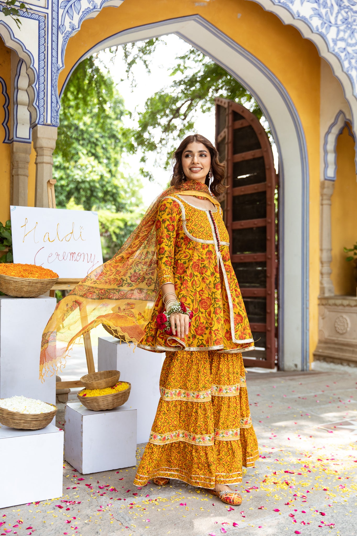 Kavya Sharara Set