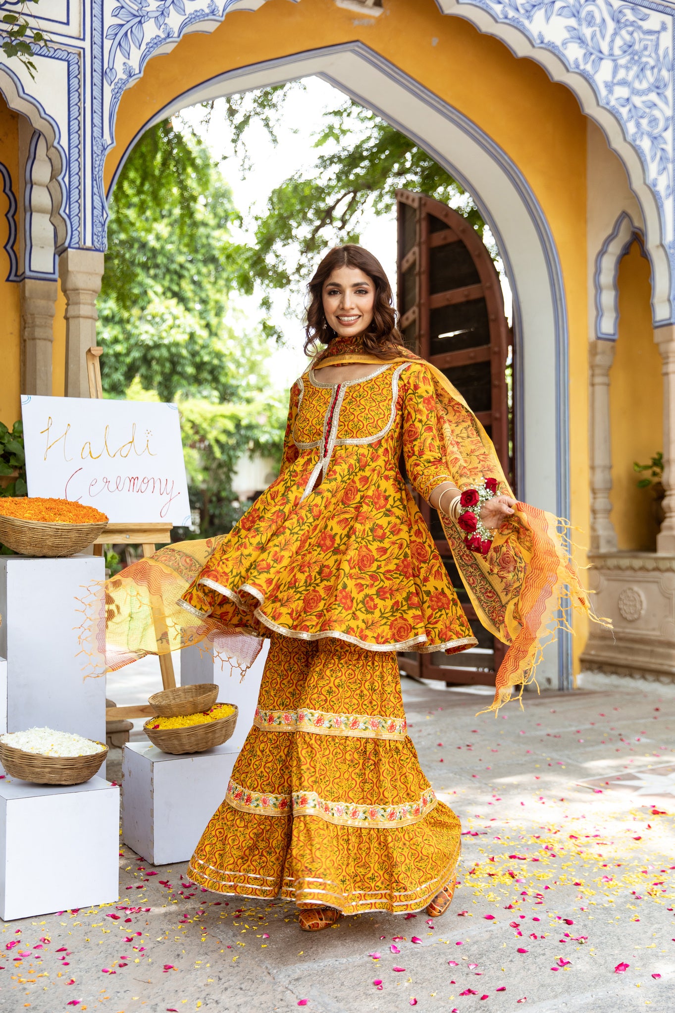 Kavya Sharara Set