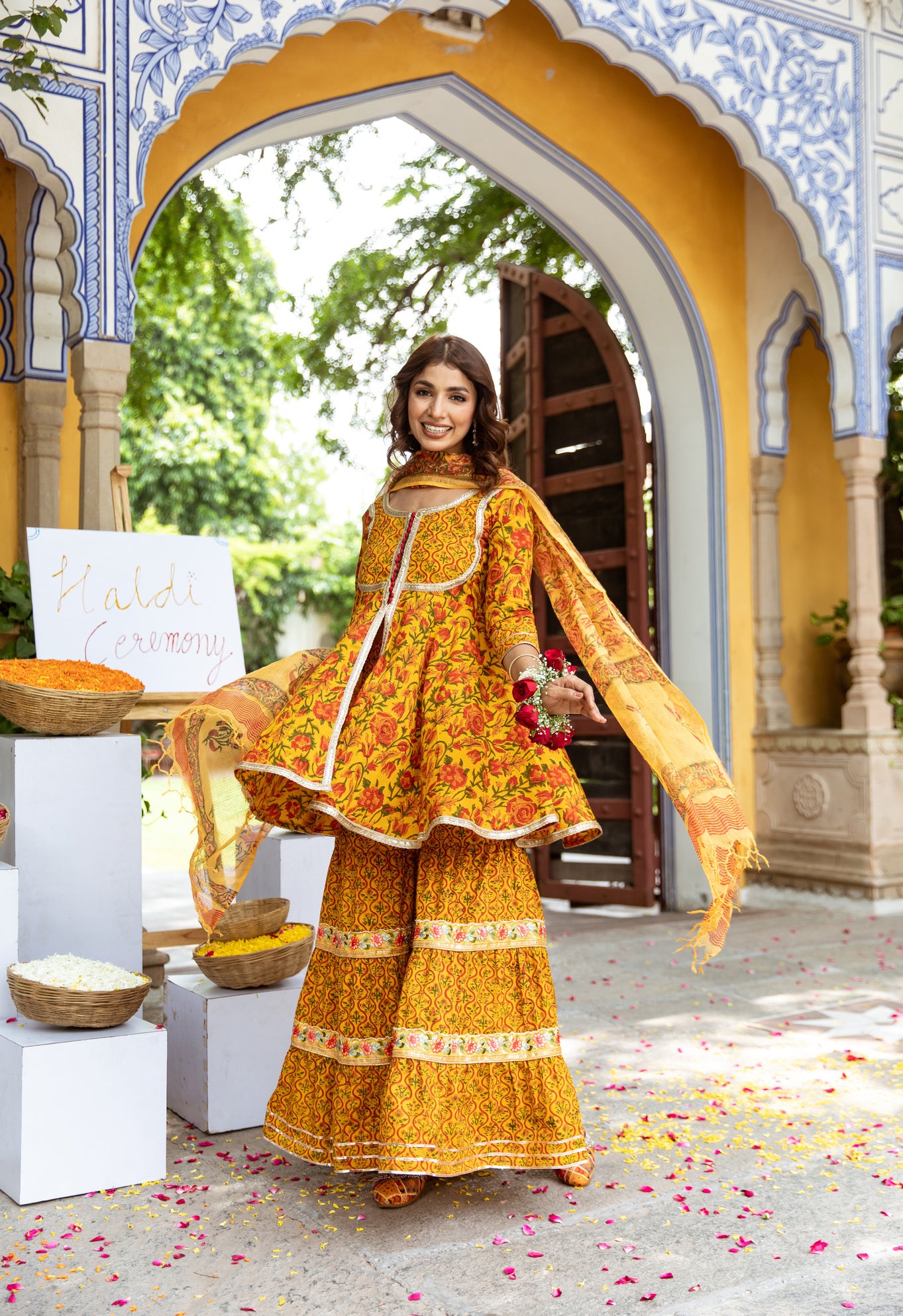 Kavya Sharara Set