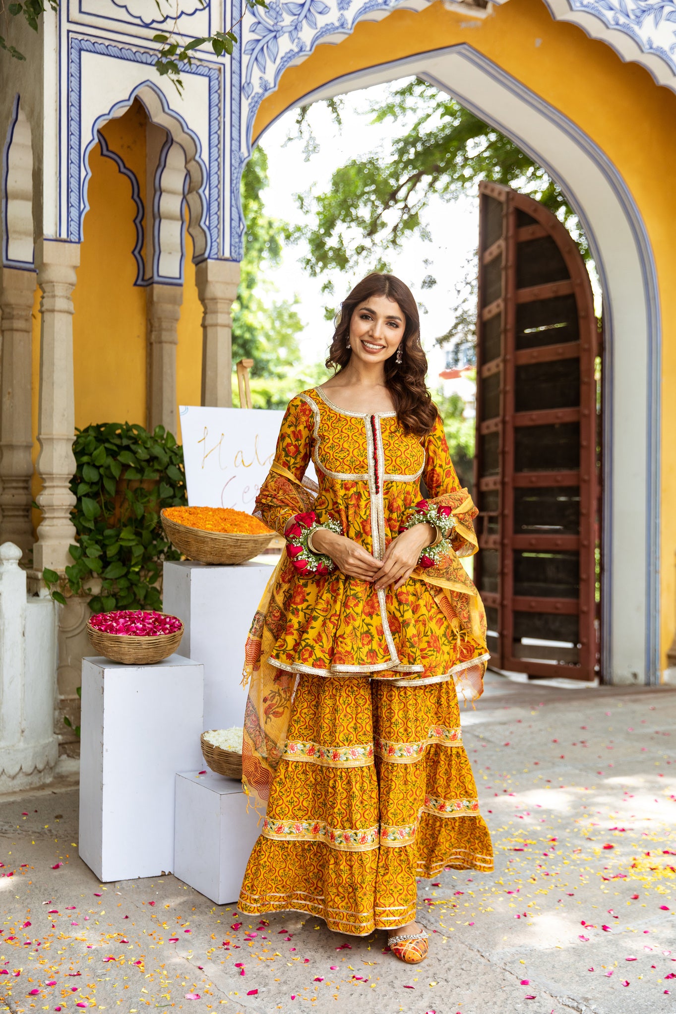 Kavya Sharara Set