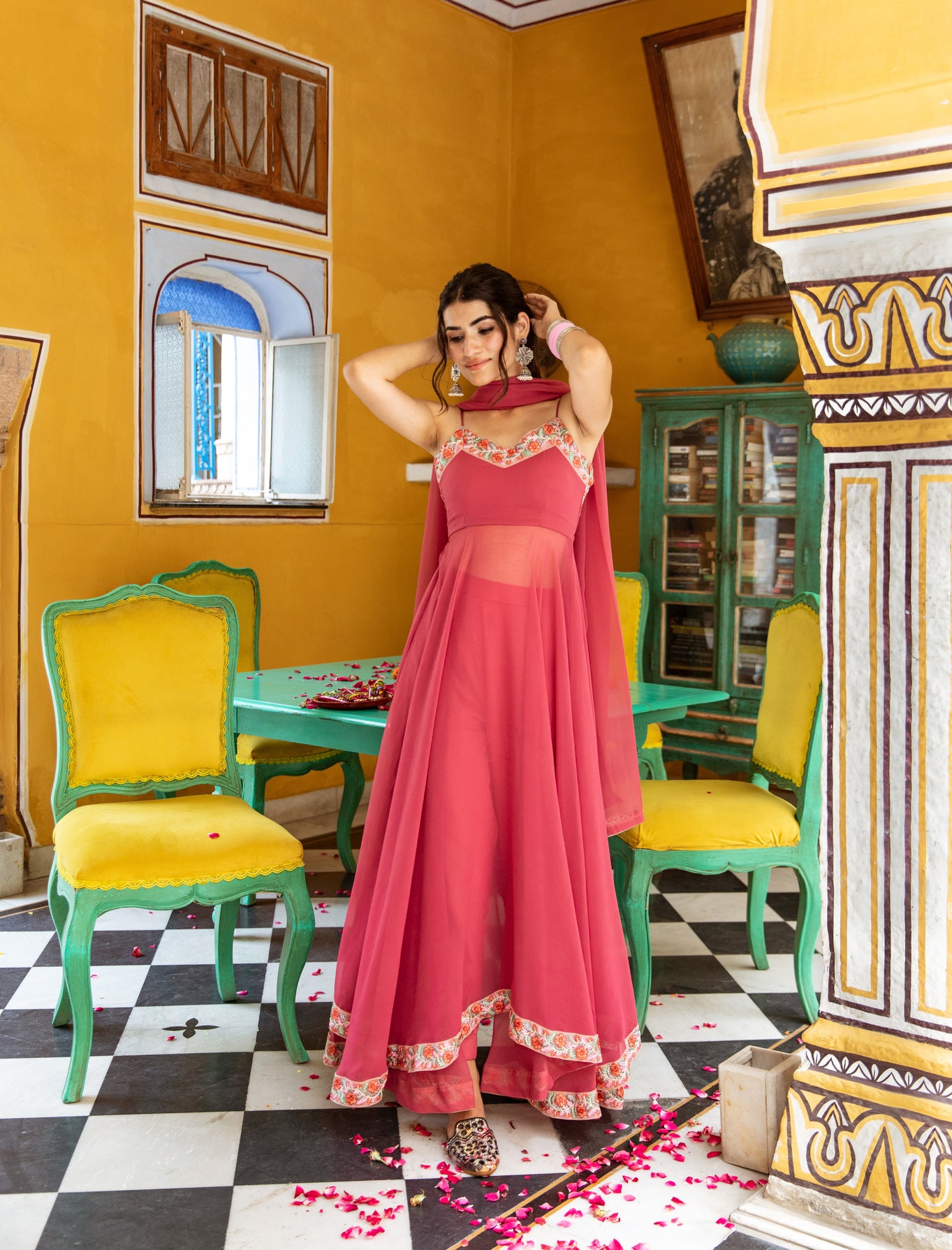 Rani Suit Set (Pink)