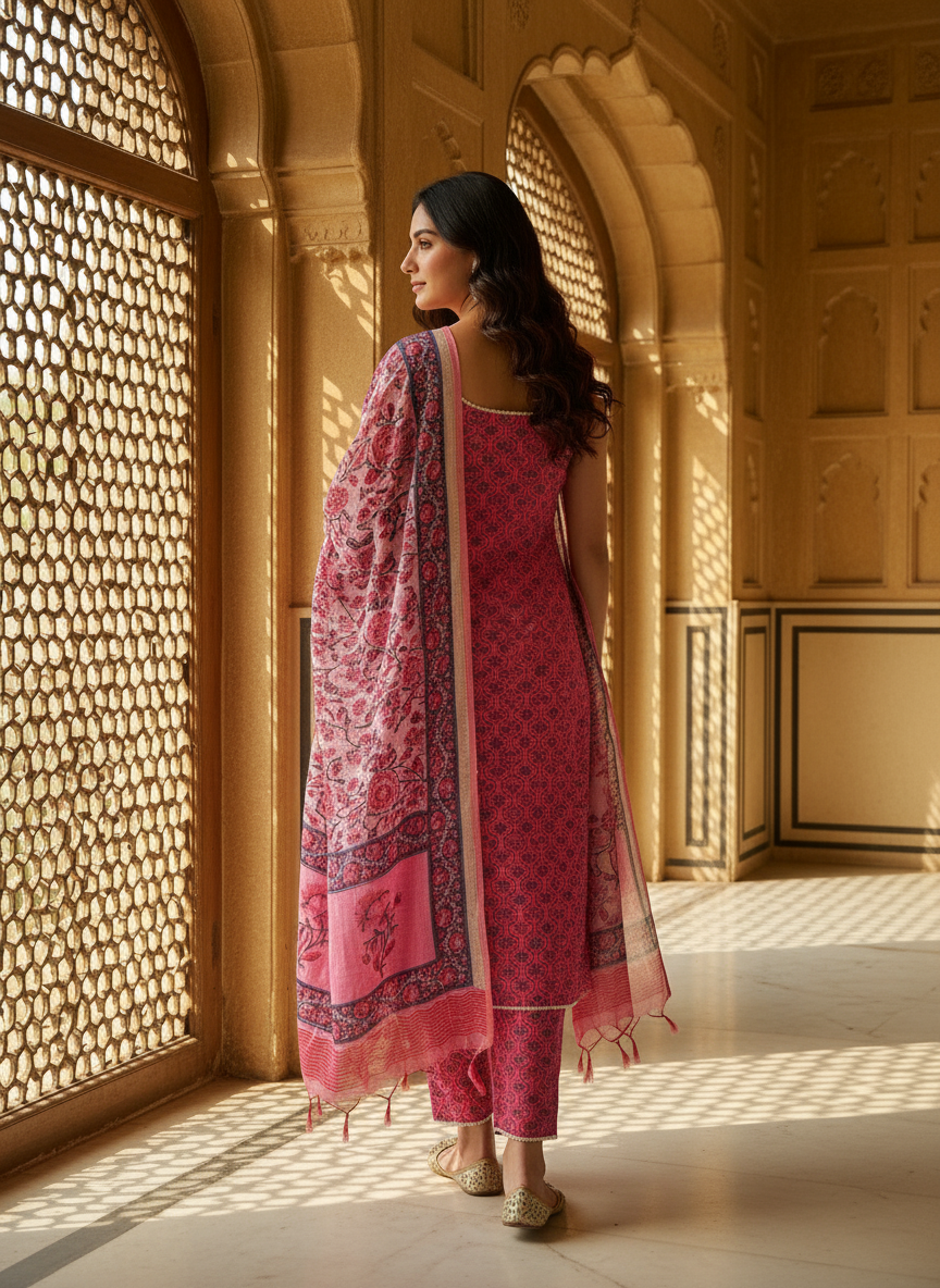 Gul Straight Kurta Pant Set