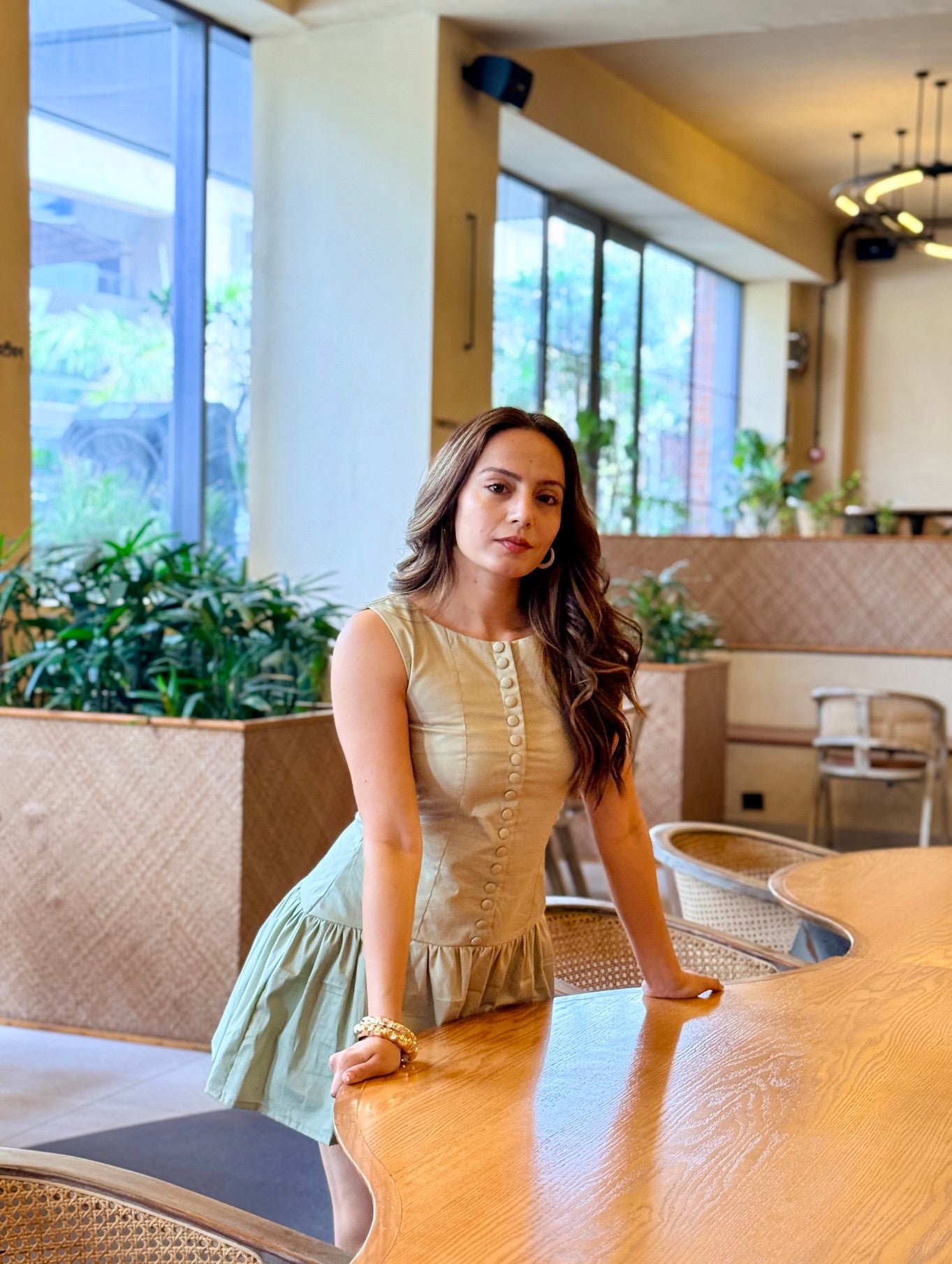 Matcha Club Short Dress