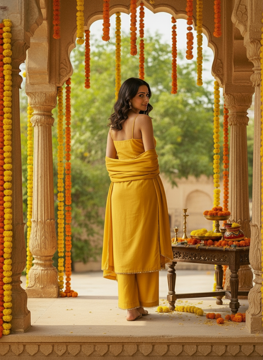 Noor Italian Crepe Suit Set