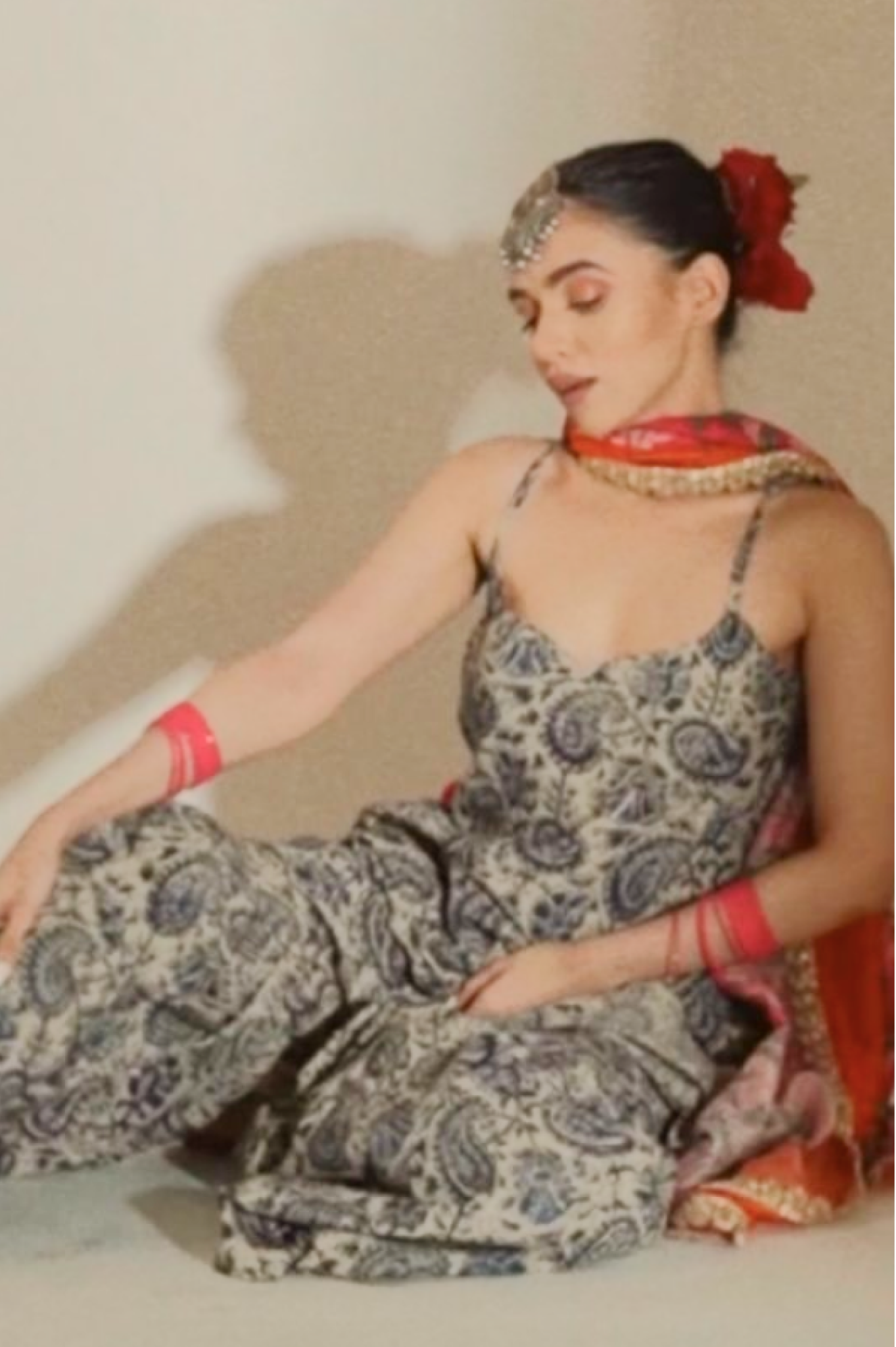 Nazm' Kurta & Sharara With Dupatta As Seen on Komal Pandey