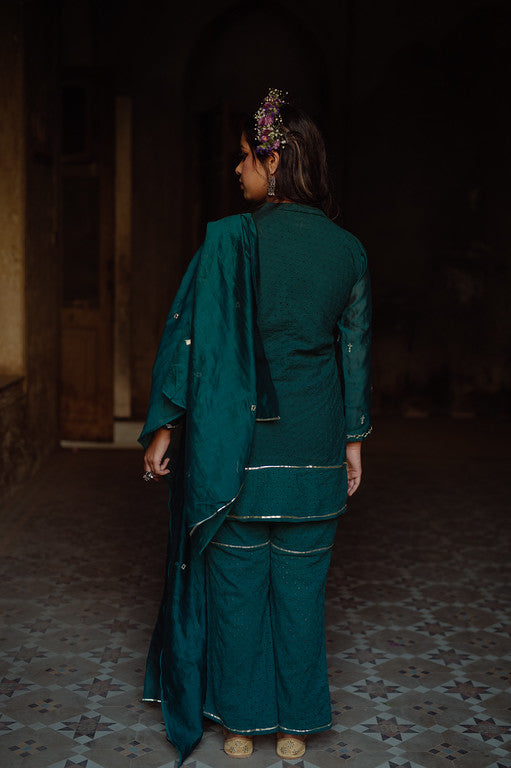 Sada Bahaar' Lucknowi Sharara Set