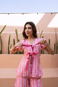 Pink Berry Co-ord Set (Shorts)