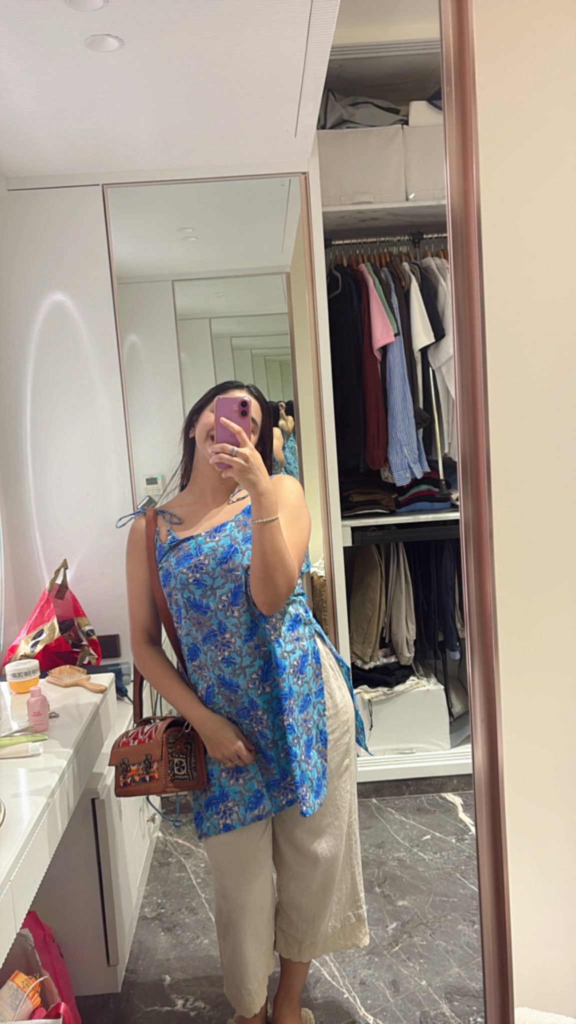 Rozana Tie-Up Short Kurti