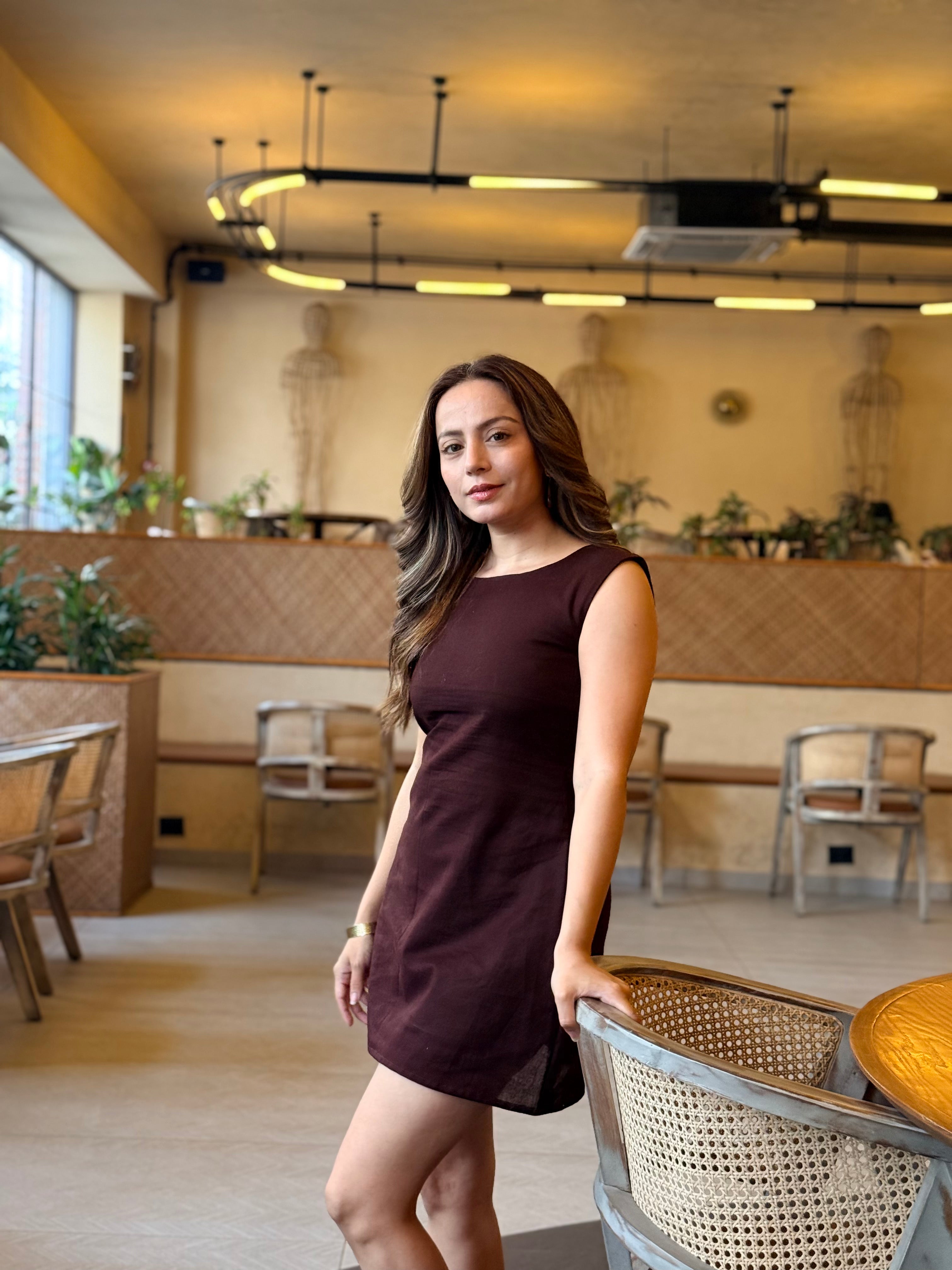 Cinnamon Short Dress