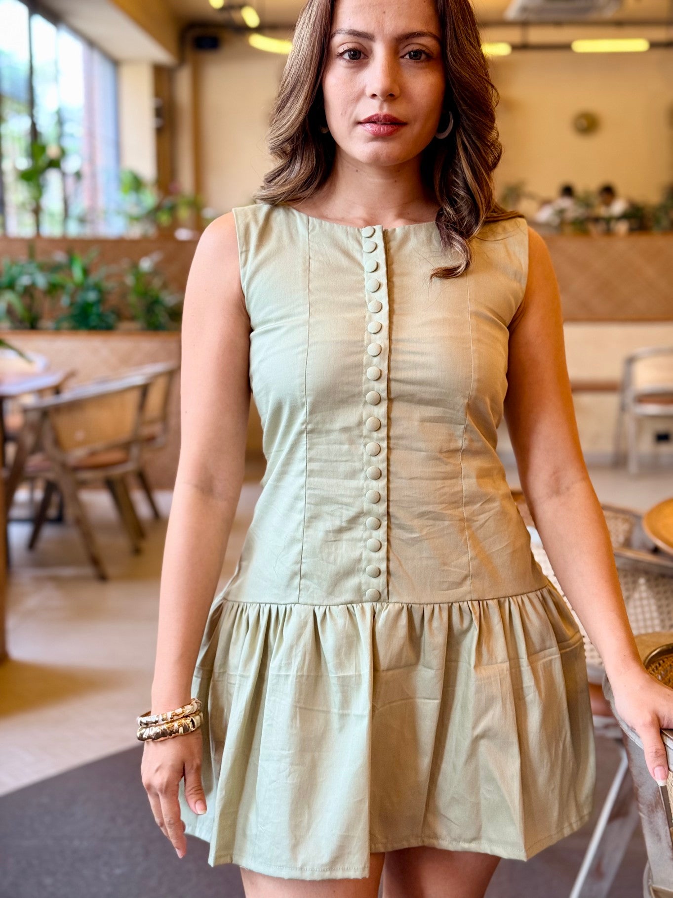 Matcha Club Short Dress