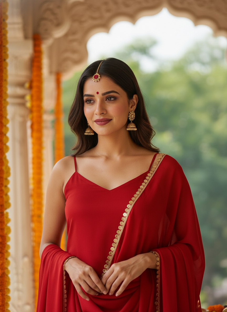 Gulab Italian Crepe Suit Set