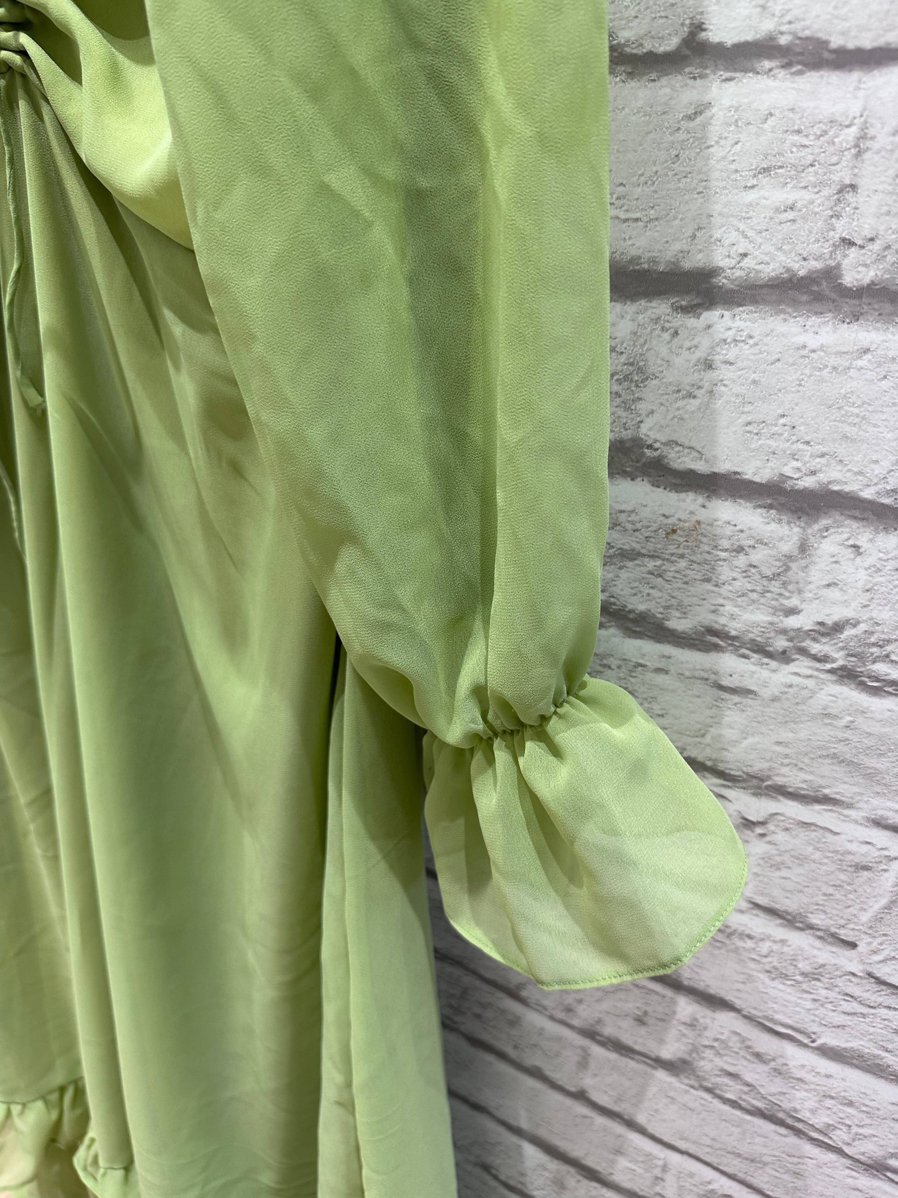 Green dreamy summer dress