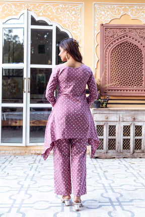 Subah Bandhani Kurta Set