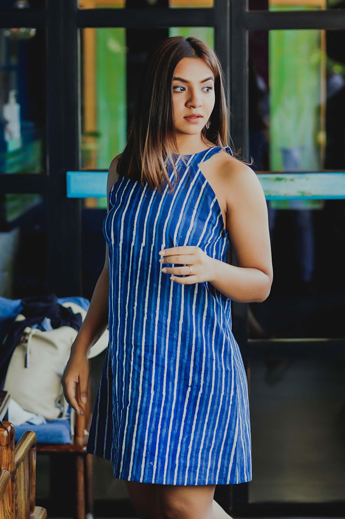 Serene' Indigo Dress