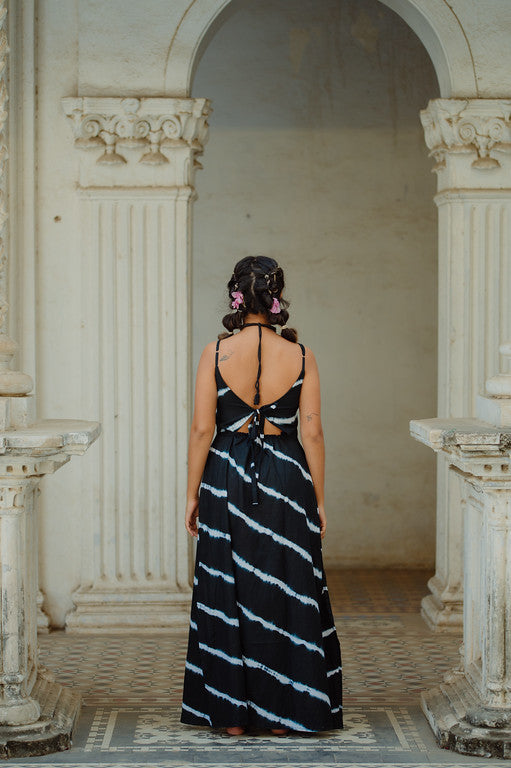 Saiyaara Leheriya Maxi Dress