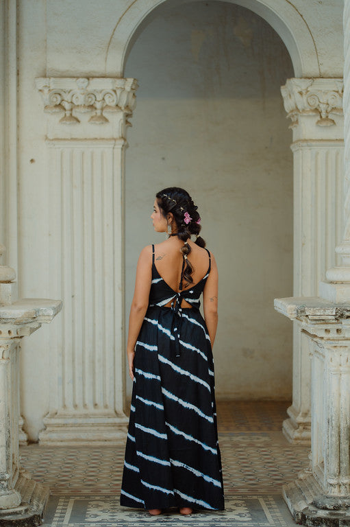 Saiyaara Leheriya Maxi Dress